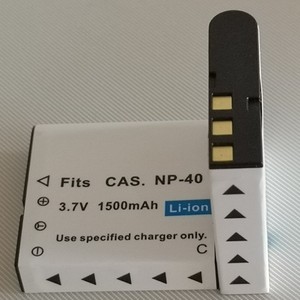 NP-40 <b>Rechargeable</b> Lithium <b>Battery</b> 3.7V 1500mAh For Camera Camcorder Use Specified Charger Only - Product Image 1