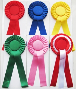 Cintas de Roseta Clásicas Personalizadas de <span class=keywords><strong>Bocho</strong></span>, Premio de Satén y Poliéster para Exhibiciones Caninas y Ecuestres, con Diseño de Logotipo Personalizado Impreso en Offset - Product Image 5