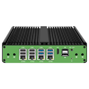 <span class=keywords><strong>Mini</strong></span> PC Industrial de Formato Pequeño, 4 Puertos LAN, Core I7 8550u/7100U, Módulo 4G, <span class=keywords><strong>Gateway</strong></span> IoT Robusto Integrado, 6 Puertos COM con RS232/RS485 - Product Image 1