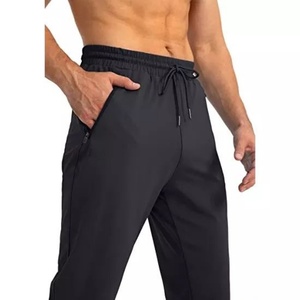Pantalones Deportivos Ajustados y Elásticos para Hombre, con Bolsillos con Cremallera, Cintura Media, para Gimnasio, Fitness, Correr, Cierre Elástico en la Cintura - Product Image 4