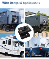 Serrure de porte de voiture électronique à clavier et télécommande MB446, serrure à code pour porte d'entrée de camping-car, cylindre de serrure