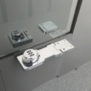 Phổ cửa tấn công tấm với ốc vít thép không gỉ khóa các bộ phận cửa tấn công tấm An toàn Hasp khóa - Product Image 6