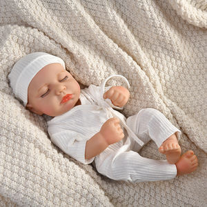 Yeezwood NOUVEAU Mignon <span class=keywords><strong>40cm</strong></span> Poupée <span class=keywords><strong>Reborn</strong></span> pour Fille Nouveau Style Corps Entièrement en Vinyle Poupée <span class=keywords><strong>Reborn</strong></span> Réaliste en Silicone pour Fille - Product Image 4