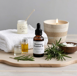 Aceite esencial de Romero orgánico, extracto de hierbas de grado alimenticio para el cuidado de la piel, masaje de aromaterapia empaquetado en tambor - Product Image 3