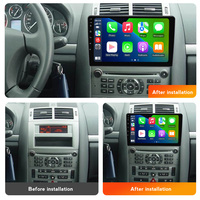Autoradio Android Navifly avec commande vocale, DSP, DVR, TPMS, WiFi, 8 cœurs pour Peugeot 407 2004-2008, caméra 360°, ventilateur de refroidissement