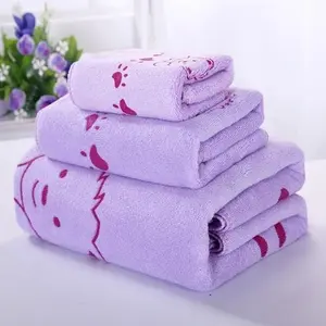 Роскошное полотенце из микрофибры на заказ, Наборы полотенец для ванной, впитывающее банное полотенце для салона, ванной комнаты