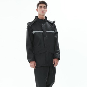 Completo Impermeabile Giacca e <span class=keywords><strong>Pantaloni</strong></span> Antipioggia Spesso Doppio Strato Impermeabile per Moto Poncho Taglia Grande Completo da Pesca Abbigliamento Antipioggia per Uomo e <span class=keywords><strong>Donna</strong></span> - Product Image 2