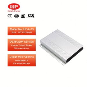 Manufacturer Custom CNC Machined Aluminum Alloy Extruded Battery Box IP54 Rating Wall Mounting Circuit Board Mounting Powder - Product Image 1