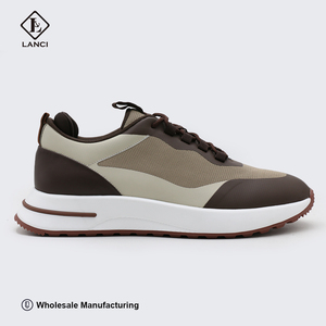 LANCI Lederen Schoenenfabrikanten Heren Luxe Design Schoenen Hoge Kwaliteit Op Maat Gemaakte Running Sneakers - Product Image 2