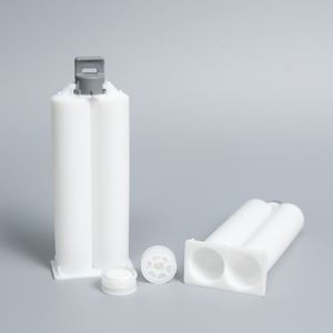 <span class=keywords><strong>Seringue</strong></span> de mélange et de distribution à deux composants vide en plastique PP blanc, type cartouche <span class=keywords><strong>1</strong></span>:<span class=keywords><strong>1</strong></span>, 50 ml, pour colle AB système B et calfeutrage dentaire - Product Image 2