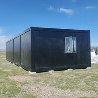 Cabina Portátil de Acero de 12x3.8m, Fácil Instalación, Fuerte Resistencia Estructural, Vida Útil de 15-20 Años para Obras de Construcción Temporales