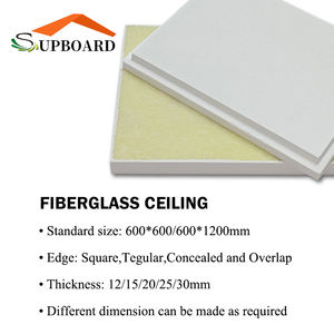 Fabricant fournisseur bon <span class=keywords><strong>prix</strong></span> Faux plafond en fibre de verre ondulé Tuile de plafond suspendue - Product Image 4