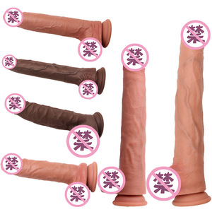 Pénis réaliste en silicone liquide extra-long, jouet sexuel pour stimulation clitoridienne, masturbateur féminin fabriqué en Malaisie, vente en gros. - Product Image 2