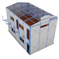 Container Ufficio Personalizzato, Montaggio Semplice, Smontabile, Veloce, Box Attività LCL, Stanza in Acciaio Colorato, Casa Prefabbricata in Container