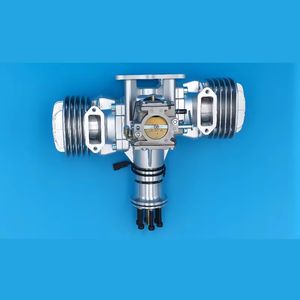 Moteur à essence pour modèle d'aviation DLE170, bicylindre, deux temps, échappement latéral, refroidissement par air naturel, cylindrée 170 cm³, pour drone - Product Image 4