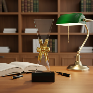 Trofeo Ecológico <span class=keywords><strong>de</strong></span> Cristal Dorado/Plateado/Bronce Star Peak |   Logotipo Personalizado Imprimible para Regalos Corporativos en Ferias Comerciales, Regalos <span class=keywords><strong>de</strong></span> Bienvenida - Product Image 3