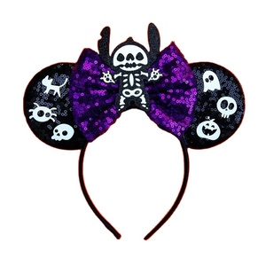 Decoraciones <span class=keywords><strong>de</strong></span> Halloween 2026, Artículos para Fiestas, Diadema con Orejas <span class=keywords><strong>de</strong></span> Ratón <span class=keywords><strong>de</strong></span> Dibujos Animados, Diadema con Orejas <span class=keywords><strong>de</strong></span> <span class=keywords><strong>Mickey</strong></span> Brillantes y Baratas para Niñas y Mujeres - Product Image 1