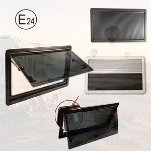 Accesorios <span class=keywords><strong>para</strong></span> caravanas, <span class=keywords><strong>ventanas</strong></span> dobles de acrílico 4R12 de ángulo recto con mosquitera y parasol <span class=keywords><strong>para</strong></span> caravanas y autocaravanas, 1000*800 mm - Product Image 1