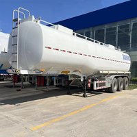 Semi-remorque citerne à carburant d'occasion de 40 000 litres, 45 000 litres, pour le transport de diesel, d'essence et de pétrole, à vendre