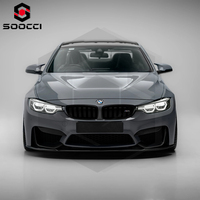 Séparateur inférieur avant de Style MP en Fiber de carbone sec de haute qualité pour BMW F80 M3 F82 F83 M4 Kit d'aile avant de lèvre de pare-chocs de diffuseur
