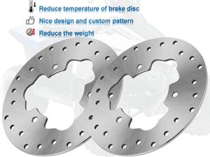 Nuevo Quad Bikes ATV/UTV 5245716/5253186 Rotor de disco de freno trasero para <span class=keywords><strong>Polaris</strong></span> Scrambler 500 Trail Blazer 250/330 Trail Boss 330 05-09 - Product Image 4