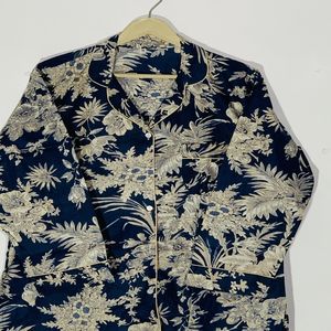 Conjunto de Pijama de Algodón con Estampado Floral de Estilo Moderno, Ropa de Dormir y de Estar para Mujer, Regalo - Product Image 6