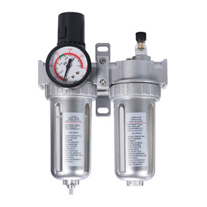 Régulateur de pression d'air NGS SFC200, filtre à double unité avec séparateur d'eau et d'huile pour systèmes pneumatiques - Product Image 1
