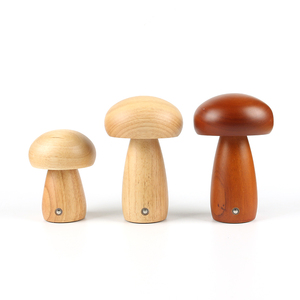 Lámpara de Mesa LED de Madera Moderna de Lujo Personalizable, Decoración para Diwali/Pascua, para Escritorio y Mesita de Noche - Product Image 1