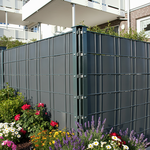 Clôture en bande <span class=keywords><strong>de</strong></span> PVC rigide pour jardin, maille métallique en plastique anti-UV, 19 cm x 2,525 m, 10 pièces, pour extérieur, vente en gros personnalisée - Product Image 1