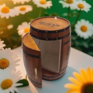 Portable multifonctionnel populaire <span class=keywords><strong>50</strong></span> <span class=keywords><strong>litres</strong></span> Style rétro baril en <span class=keywords><strong>bois</strong></span> froid et chaud boîte d'isolation alimentaire et de boisson à double usage - Product Image 3