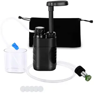 Purificateur d'eau extérieur portable filtration purification purification vie survie en plein air filtre à eau potable cartouche paille