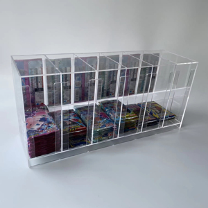 QY Acrylic 6 Slots Game <b>Card</b> Booster Pack Dispenser <b>Cards</b> <b>Display</b> <b>Stand</b> for TCG MTG <b>Card</b> Booster Pack - Product Image 6