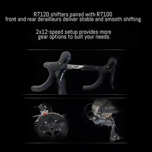 Carbon Fiber Small Wheel Bike Road <b>Bicycle</b> Hydraulic Disc Brake 18 Speed City BMX Set 22 Inch Cycling <b>Frame</b> Full Suspension - Product Image 3