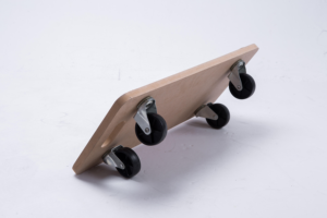 200kg Premium fabrieksgemaakte houten platformkar met 4 wielen, universele wielen, magazijnkar, handaangedreven - Product Image 5