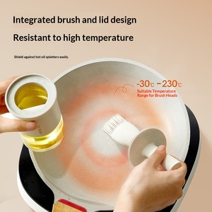 Barbecue Silicone Oil <b>Brush</b> <b>Bottle</b> High Temperature Resistant Food Grade Uniform Application Integrated Kitchen <b>Brush</b> Seal - Product Image 3