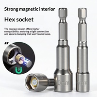 Outil ménager multifonctionnel, ensemble de douilles hexagonales magnétiques universelles portables, en acier au carbone, alliage S2