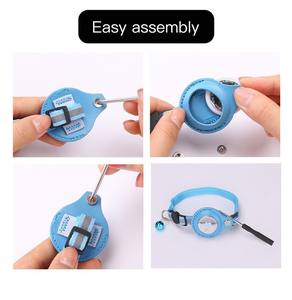 Collar Reflectante para Gato con Soporte para AirTag, Cascabel y Hebilla de Seguridad Ajustable - Product Image 6