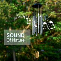 Carillon solaire à tube lumineux, carillons solaires LED à changement de couleur, lumière suspendue extérieure étanche pour la décoration de jardin et de patio