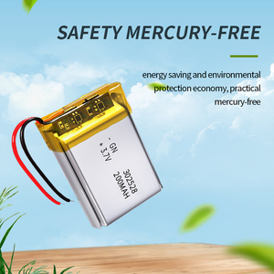 Оптовая продажа 302528 аккумуляторная батарея 3,7 В литий-полимерный аккумулятор 200 мАч 302528 литий-полимерный Липо Аккумулятор - Product Image 3