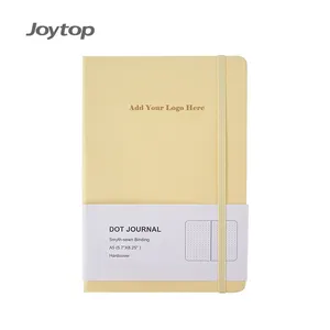 Joytop0107卸売プロモーションノートブックA5ビジネスドットジャーナルPUレザーハードカバーノートブック