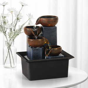 Fontaine d'intérieur Ronghua 110-230V, écologique, décoration d'intérieur, cadeau d'affaires, technologie de peinture - Product Image 4