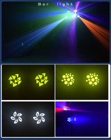 Sistema de Iluminación LED Móvil para Escenarios DJ Gig Bar, Luces Par, Láser Estroboscópico, Control DMX512, Rueda RGB de 7 Colores, Clasificación IP33