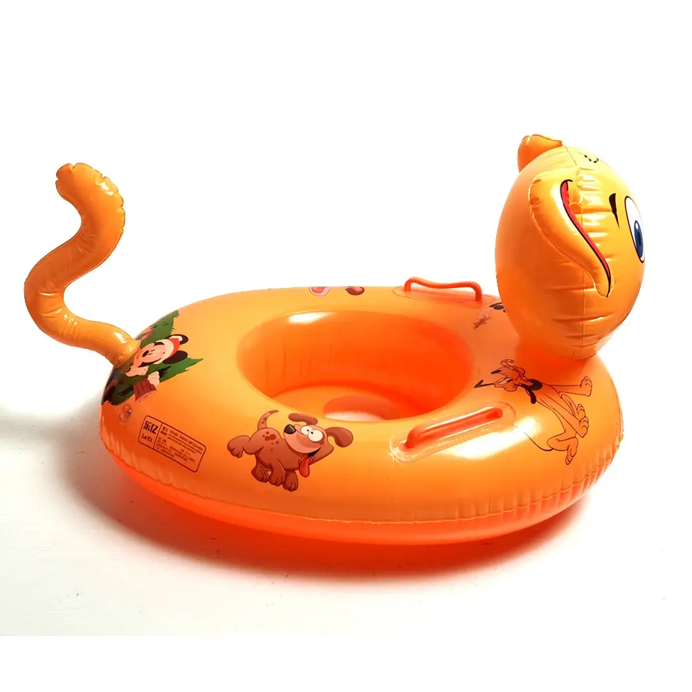 0-6 devri şişme yüzen çocuk yüzme simidi bebek banyo havuzu yüzmek kaplumbağası yüzen çocuk köpek oyuncak yenidoğan yüzme simidi