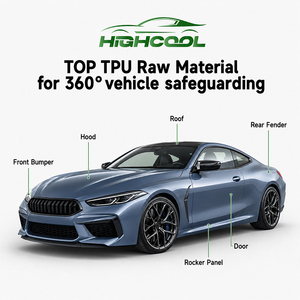 HIGHCOOL OEM Clear TPU <b>Paint</b> Protection Film High Gloss Anti Scratch Anti Yellowing Car Body PPF Wrap for Wholesale - Product Image 2