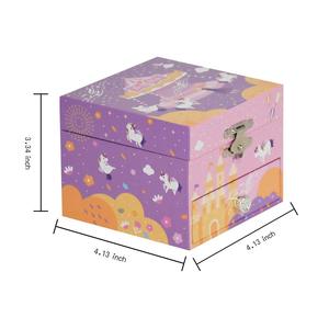Boîte à musique ballerine avec mécanisme, boîtes à bijoux princesse, boîte à musique de ballet pour filles - Product Image 1