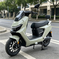 Nouvelle Arrivée Moto Électrique CKD SKD 12 pouces 1100/1300W Vitesse 60km/h Scooter Électrique Chinois pour Adulte avec Assistance à la Pédale