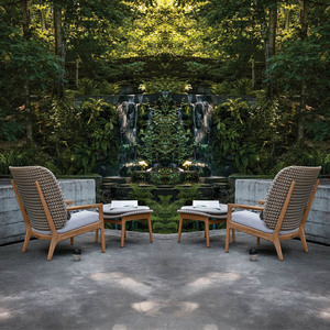 Mobilier d'extérieur personnalisé de haute qualité Chaise longue d'extérieur en teck Chaise berçante Chaise longue de patio - Product Image 4