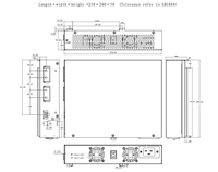 Alimentation électrique industrielle AC-DC à découpage 2800W avec une efficacité de 95%, sortie 12V, entrée 200-240V, courant de sortie 0-260A