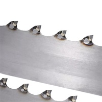 Lame de scie à ruban en carbure soudée au laser pour le traitement du bois, sciage de bois séché au four, largeur de 40 mm, longueur personnalisée