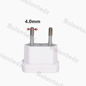 New CN chúng tôi để EU Euro Châu Âu cắm adapter 2 Vòng ổ cắm chuyển đổi du lịch Điện Power Adapter Ổ Cắm Trung Quốc để EU cắm - Product Image 3